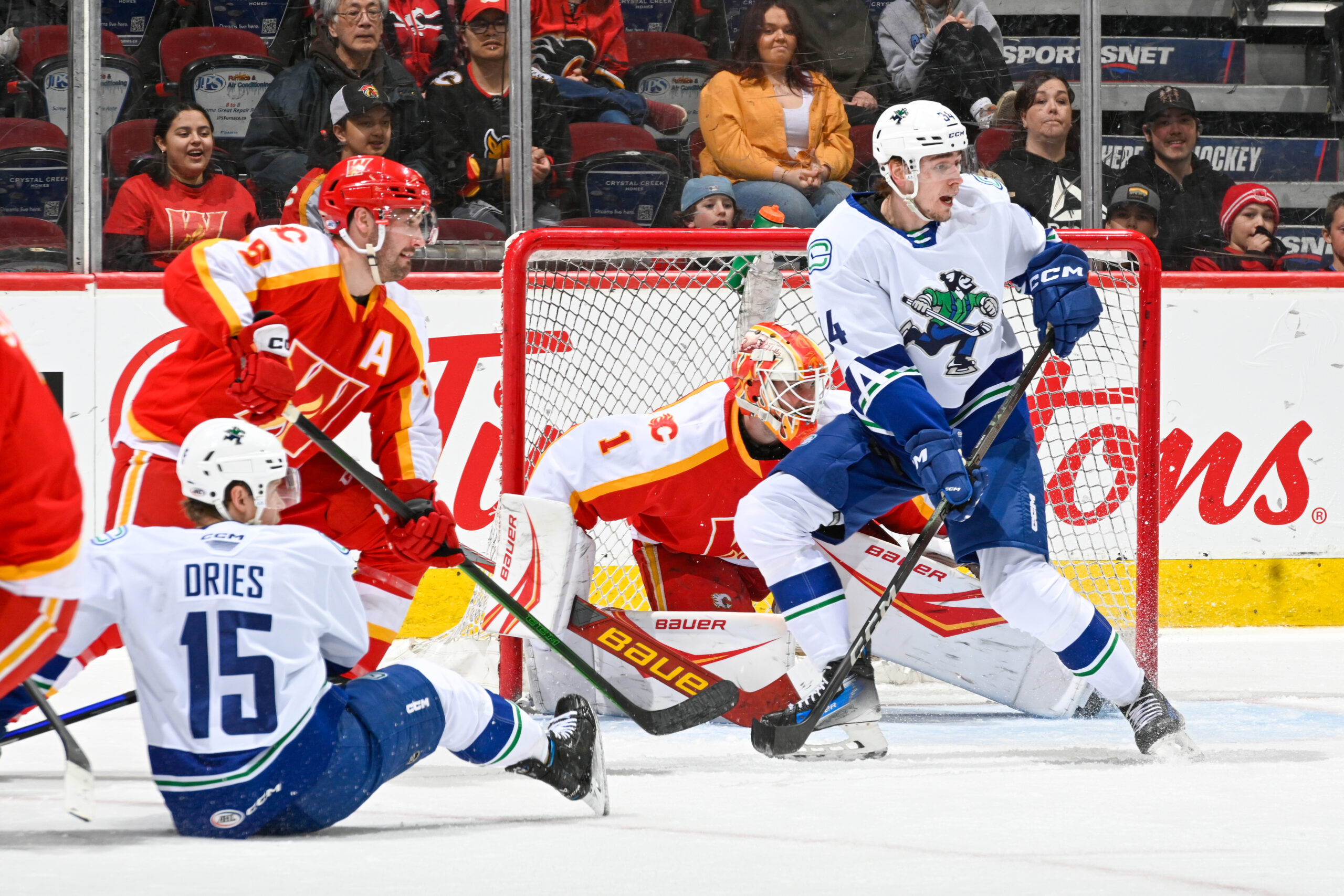 Calgary Wranglers v Abbotsford Canucks